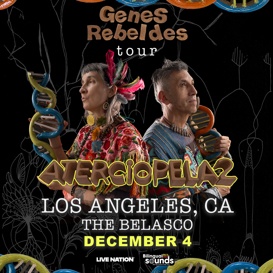 Bilingual Sounds Presents: Aterciopelados at *New Venue* The Regent on Thursday, December 4